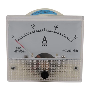3X 85C1-Dc Analógový Meter Ampér Panel Meter Rozchod 30A Amp Rozchod Aktuálne Mechanické Ampérmetrov