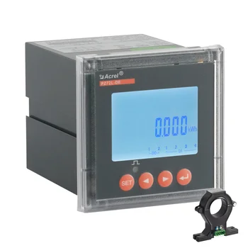 DC Power Lcd Displej 75*75mm Bi-directional Elektrické Watt Energie Meter Monitor s jedným Hall Senzor