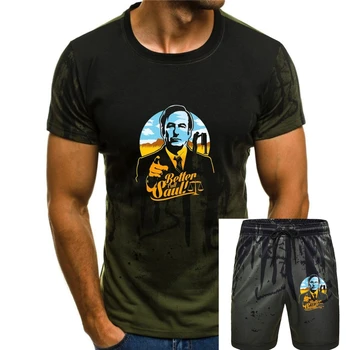 Muži tričko Lepšie Zavolať Saul T Tričko Vytlačené T-Shirt tees top