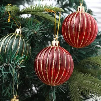 Roztomilý Vianočný Strom Gule Slávnostné Vianočné Gule Dekorácie pre Hotely Centrá Krásne Maľované Visí Rekvizity pre pre Hotely
