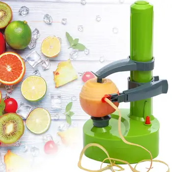 Elektrická Škrabka Zemiakov Automatické Apple Škrabka na Ovocie a Zeleninu s 12 Výmena Čepele, Lúpací Nástroj Fréza
