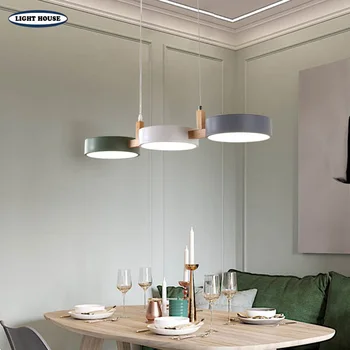 Modren reštaurácia LED luster minimalistický chodby, stropné lampy, spálňa kaviareň luster bar Prívesok Lampa pôvodné priame