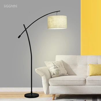 Nordic Poschodí Lampa LED Moderné Módne Jednoduché Vintage Stojaci Svetlá Gauč Dekor pre Domáce Obývacia Izba, Spálňa