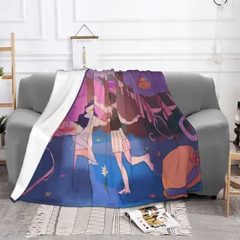 Omori Hra Bazalka Mari Kel Deka Fleece Jar/Jeseň Anime Multifunkčné Ultra-Mäkké Hodiť Deka pre Domáce Gauči posteľná bielizeň Hodiť