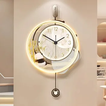 Luxusný Dizajn Led Nástenné Hodiny Kovový Digitálny Kolo Nordic Led Nástenné Hodiny, Moderné Nezvyčajné Relojes De Porovnanie Domáce Zdobenie Položiek