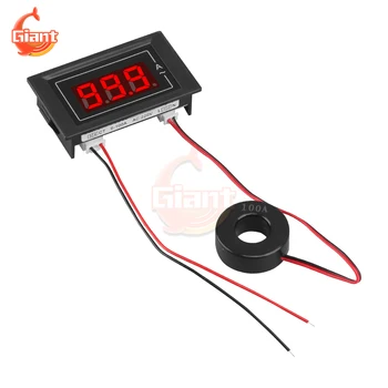 D85-5035A AC220V 100A Mini Digital Ammeter jednofázový STRIEDAVÝ Prúd Meter Tester Ammeter Panel Monitor Indikátor S Transformátor