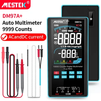 10000 Počíta Farebný Displej Multimeter na Meranie Teploty Smart Multimeter NCV True RMS Digitálne Multimetro Napätie Meter
