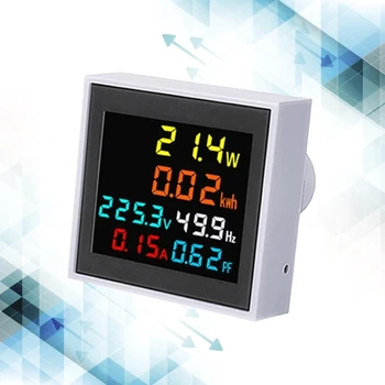 Digitálny Voltmeter Ammeter Elektrickej Energie Monitory Watt kWh Merač účinník