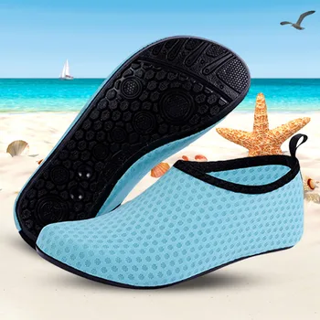 Pláž Vody Topánky Nonslip, Surfovanie, Plávanie, Aqua Topánky Priedušný rýchloschnúci Elastické Shoelace Naboso Topánky pre Šnorchlovanie
