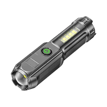 Výkonné LED Baterka 100000 Lumen Taktické Nabíjateľné Baterky USB 18650 Nepremokavé Zoom Rybolovu, Poľovníctvo LED Baterka