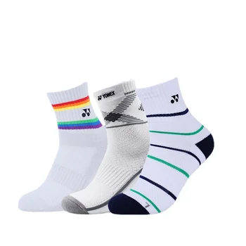 3 páry YONEX športové ponožky zimné letné bavlna tenisky ponožky muži ženy basketbal Chôdza bedminton, tenis