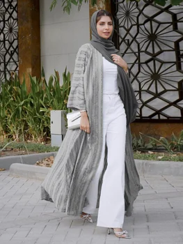 Jar Maroko Abaya Moslimské Oblečenie Žien V Indii Dubaj Arabčina Abaya Tlač Turecko Eid Vestidos Kaftan Šaty Župan Musulman Dlhé Šaty