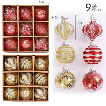 Kreatívny dizajn nádherné Vianočné gule dekorácie články, dekorácie loptu a darčekové loptu
