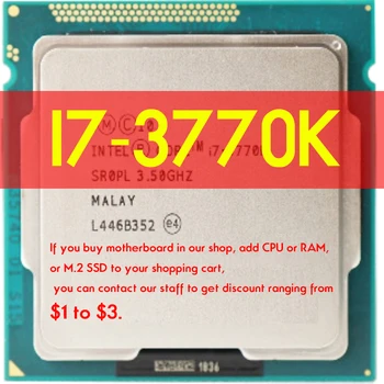 Používa Core i7-3770K i7 3770K 3.5 GHz Quad-Core CPU Procesor 8M 77W LGA 1155 Atermiter B75 základná Doska Pre Intel LGA1155 auta