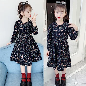 2023 Kórea detské Letné Princezná Šaty jednodielne Šaty Dievča vačky pod Šaty Pre Dievčatá Základných Dievča Šaty Batoľa Girl Šaty