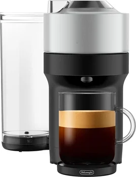 Vertuo Pop+ Kávu a Espresso De ' longhi, Striebro