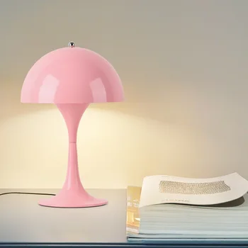 Dánsky Húb Lampa Panthella Dekoratívne Tabuľka Dome Svetlo s LED Žiarovka E27 Tlačidlo alebo Dotykový Spínač pre Nočné Hotel Štúdia