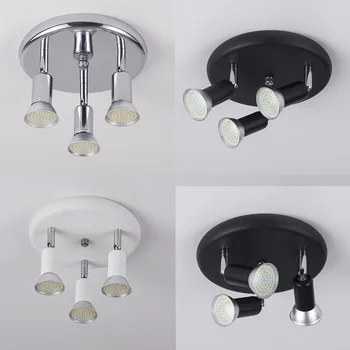 Led Luster otočná nastaviteľné Stropné LED Luster Svetlá Pre Obývacia izba Jedáleň Kuchyňa Black&White&Silver
