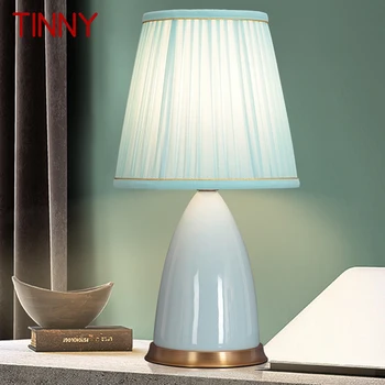 Pásov plechový Keramická stolná Lampa LED Moderné Tvorivé Stmievateľné Stôl Svetlá Dekor Pre Domáce Obývacia Izba, Spálňa, Nočné