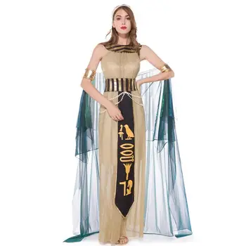 Kleopatra Kostým Pre Ženy, Dospelých, Egyptská Princezná Cosplay Oblečenie Egypt Bohyne Kráľovná Šaty Halloween Kostýmy Pre Ženy