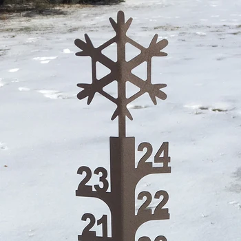 Záhradné Kovové Snehu Rozchod Tvorivé Dvore Stick Pravítko na Meranie Vhodné pre Zimné Záhrady Dvore