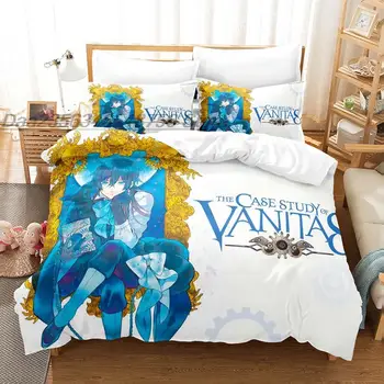 Prípadová Štúdia z Vanitas posteľná bielizeň Nastaviť Jeden Twin Plný Kráľovná King Size Posteľ Nastaviť Aldult Dieťa Spálňa Duvetcover Sady 3D Tlač Anime