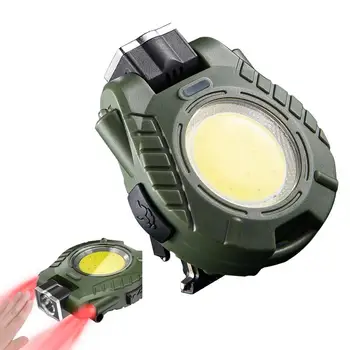 Klip Klobúk Baterka Magnetické Mini Svetlo Na Lov Nepremokavé Vrecko Svetlo 4 Svetla Módy Senzor Prepínač Otvárač Keychain