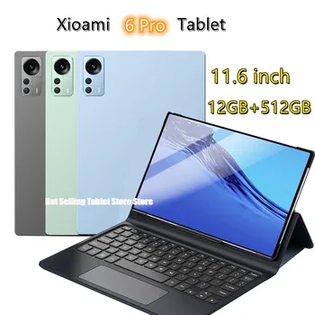 2023 Nové 10G+256 GB Tablet Pc Andriod 11.0 Desať Core 11.6 Palcov Tablet 4G Dual SIM Telefón, Tablet PC, WIFI PS Phone Pad