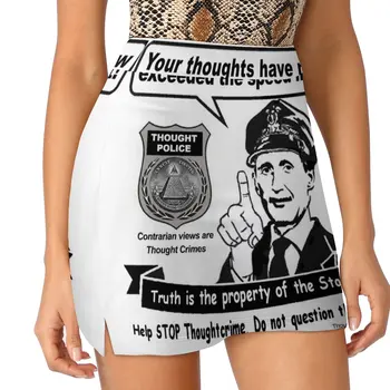 Myslel, že Polícia Svetlo Dôkaz Nohavice Sukne oblečenie žien lete roku 2023 Sukne satin