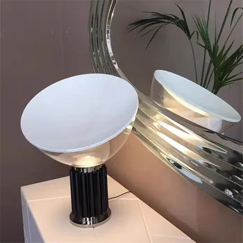 Škandinávske sklo, stolové lampy, taliansky fortest lampa dizajnér Taccia lampa obývacia izba, kuchyňa ostrov dekor posteľ led spálňa svetlá