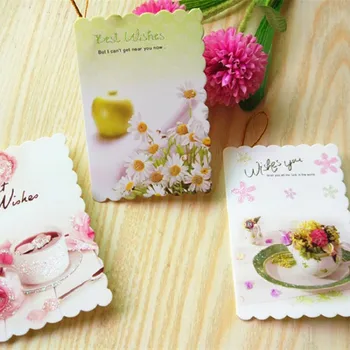 20pcs Pohľadnice Valentína Daisy Ruže Kvet Papiernictvo Spoveď Požehnanie DIY Narodeninám, Svadobný Dar Pozvanie Prázdne